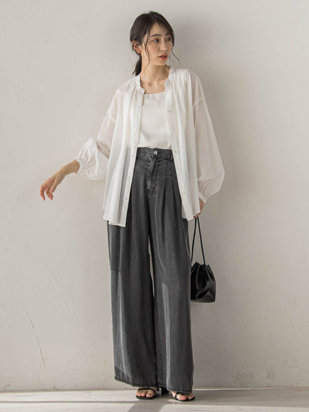 Air DENIM ワイドパンツ