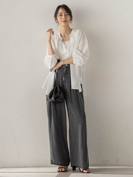 Air DENIM ワイドパンツ