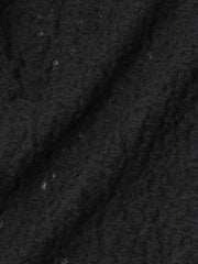 ストレッチレースラッフルカラートップス