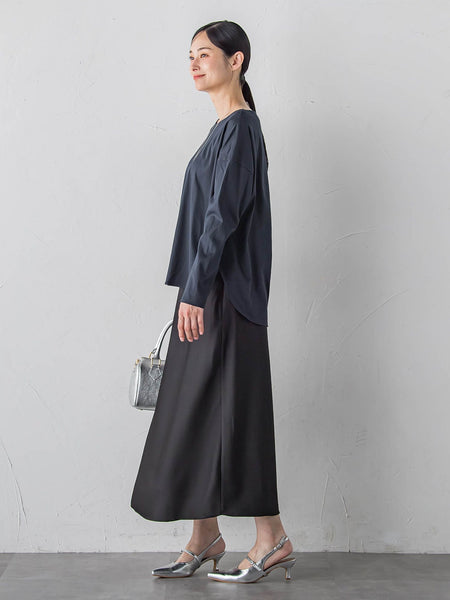 【WEB限定】≪背中美人革命≫汗染み防止バックポイントロンT