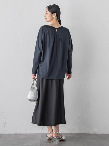 【WEB限定】≪背中美人革命≫汗染み防止バックポイントロンT