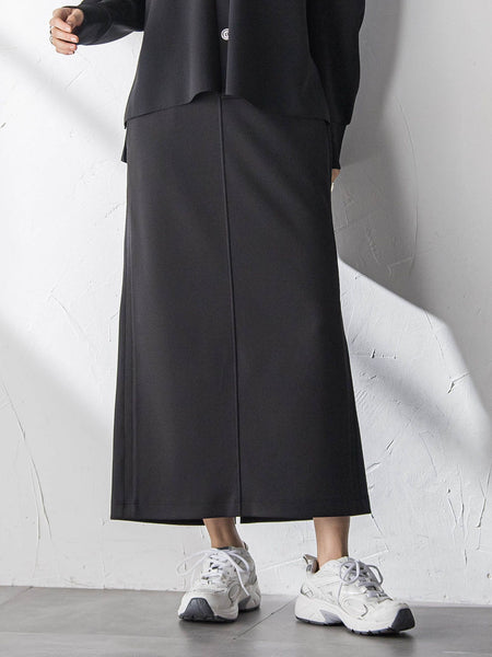 【えらべるSETUP】叶えるIラインスカート≪手洗い可能≫