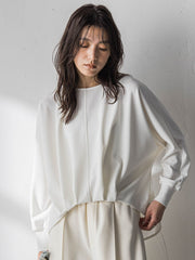 “ 叶える ” タックヘムドルマンショートプルオーバー