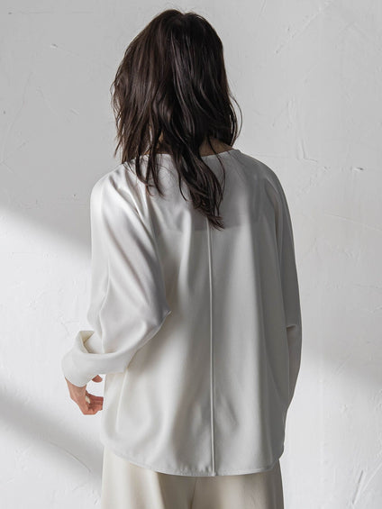 “ 叶える ” タックヘムドルマンショートプルオーバー