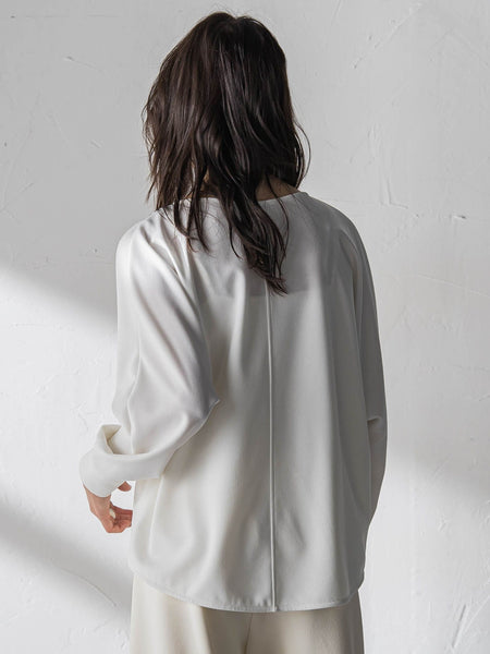 “ 叶える ” タックヘムドルマンショートプルオーバー