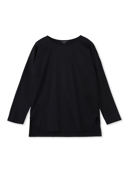 【WEB限定】接触冷感大人ロンT ≪洗える／汗じみ防止≫