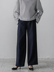 ノンウールツィードパンツ≪洗濯機で洗える/セットアップ対応≫