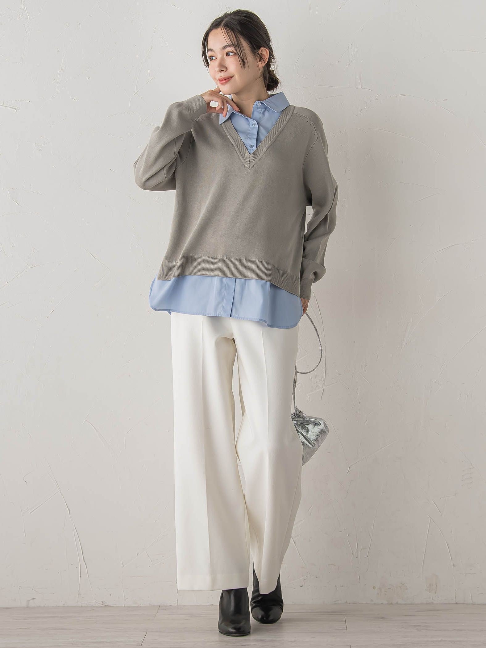 【新色追加】両面起毛ストレッチパンツ≪洗濯機で洗える≫