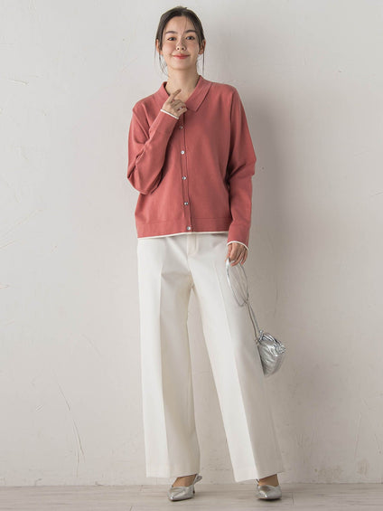 【新色追加】両面起毛ストレッチパンツ≪洗濯機で洗える≫