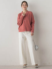 【新色追加】両面起毛ストレッチパンツ≪洗濯機で洗える≫