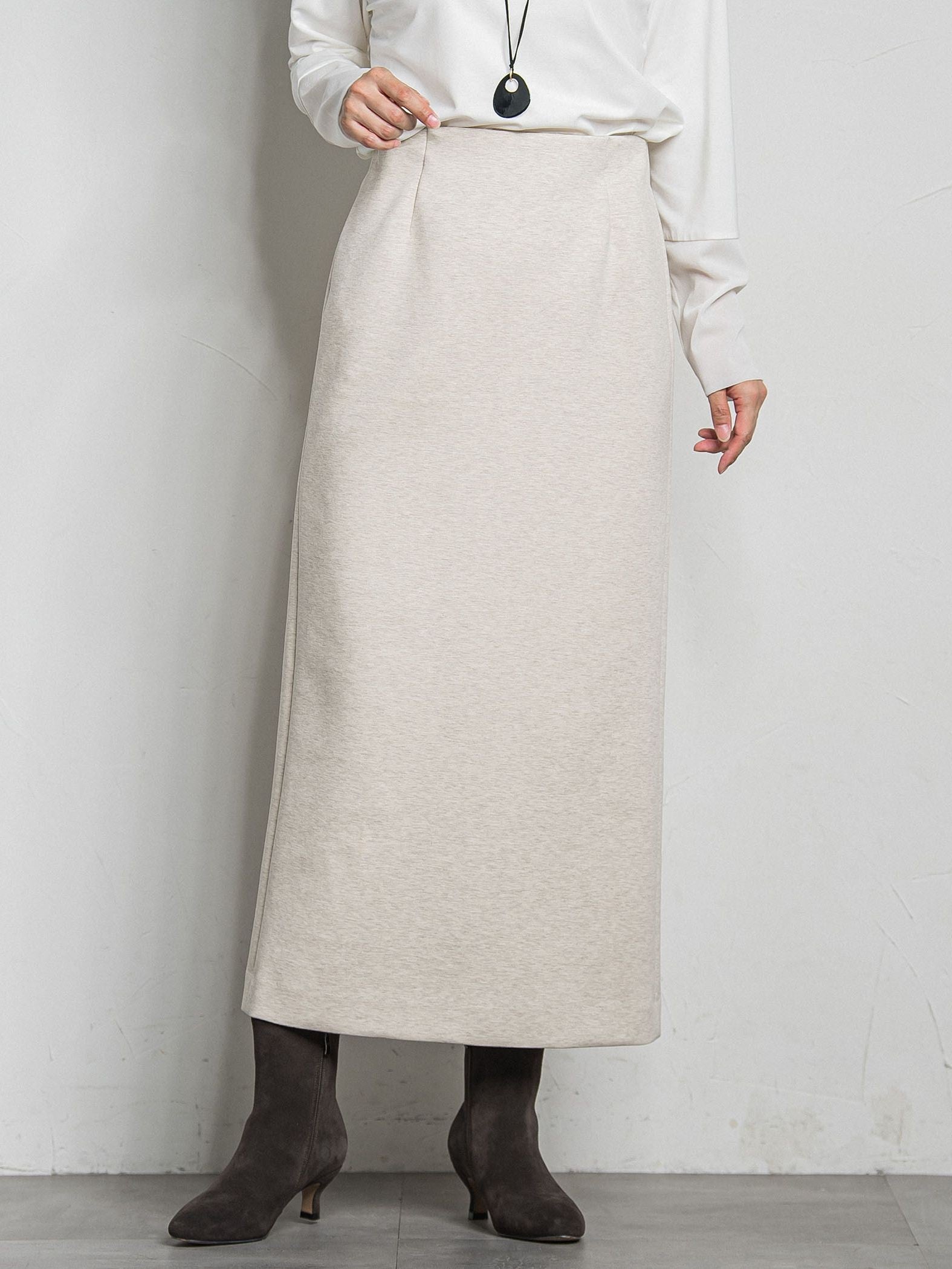 cotton Air ナロースカート≪洗濯機で洗える≫