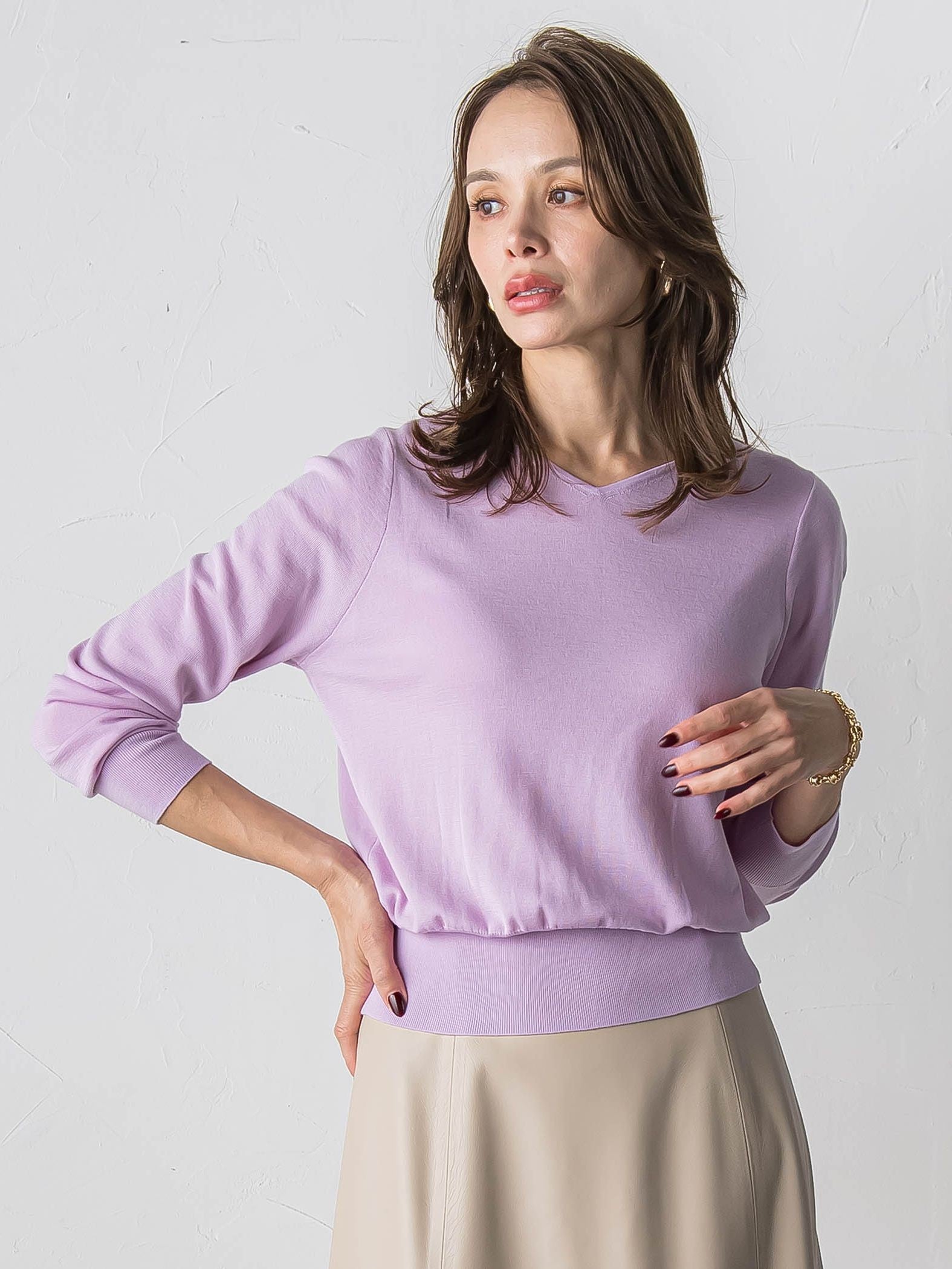 BRISBANE前後2WAYニット≪手洗い可能≫