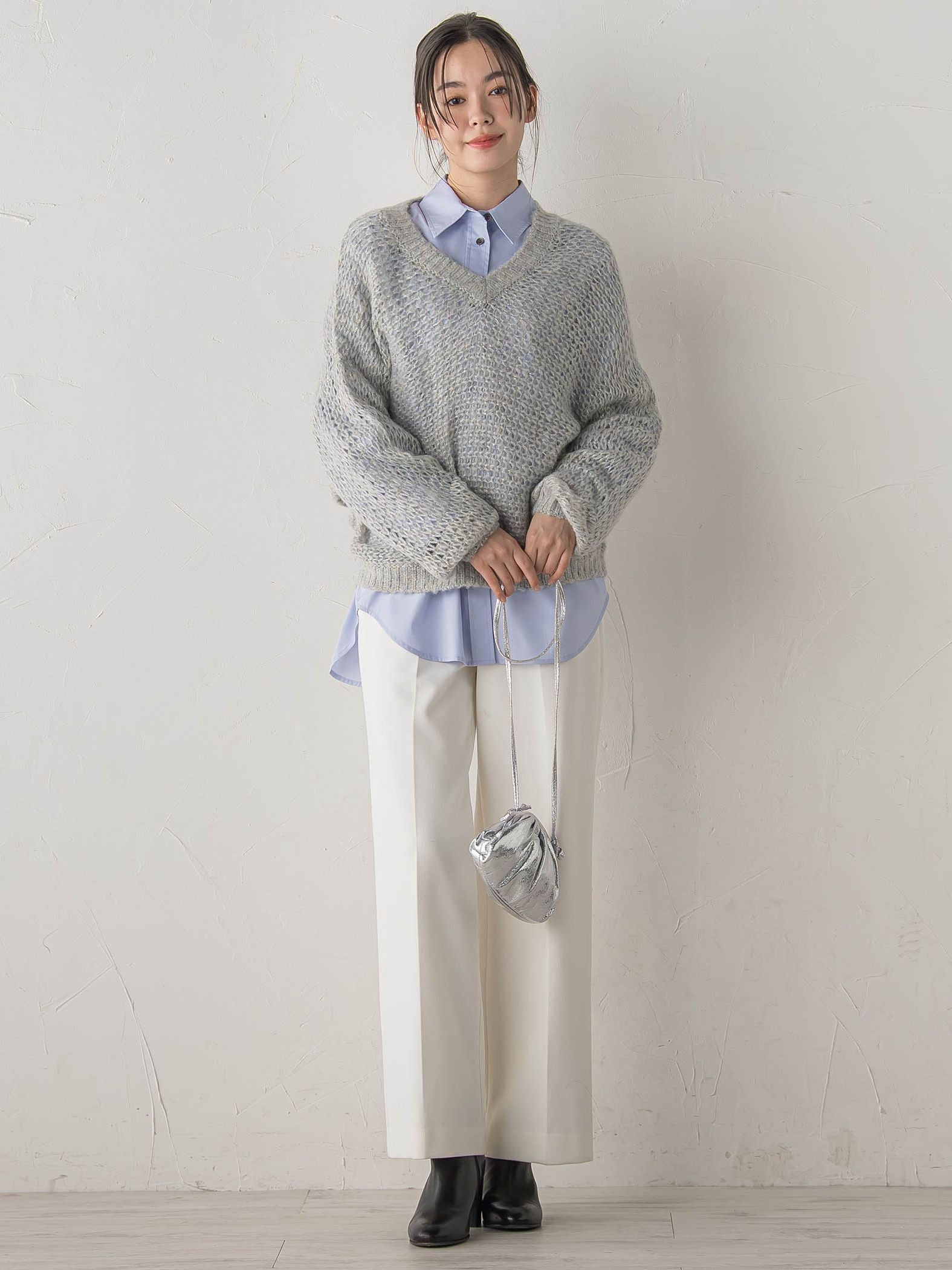 【新色追加】両面起毛ストレッチパンツ≪洗濯機で洗える≫