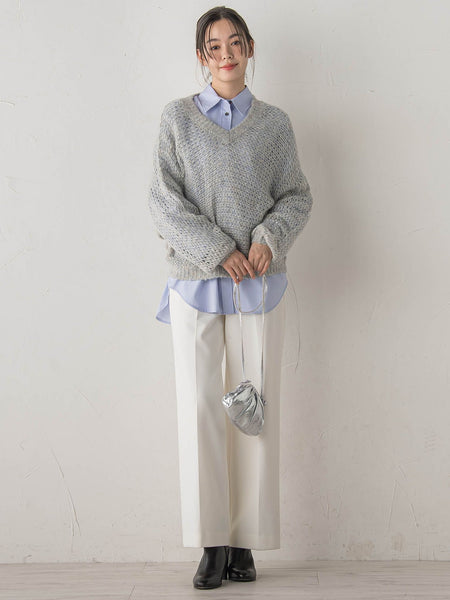 【新色追加】両面起毛ストレッチパンツ≪洗濯機で洗える≫