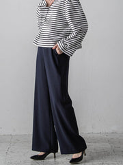 ノンウールツィードパンツ≪洗濯機で洗える/セットアップ対応≫