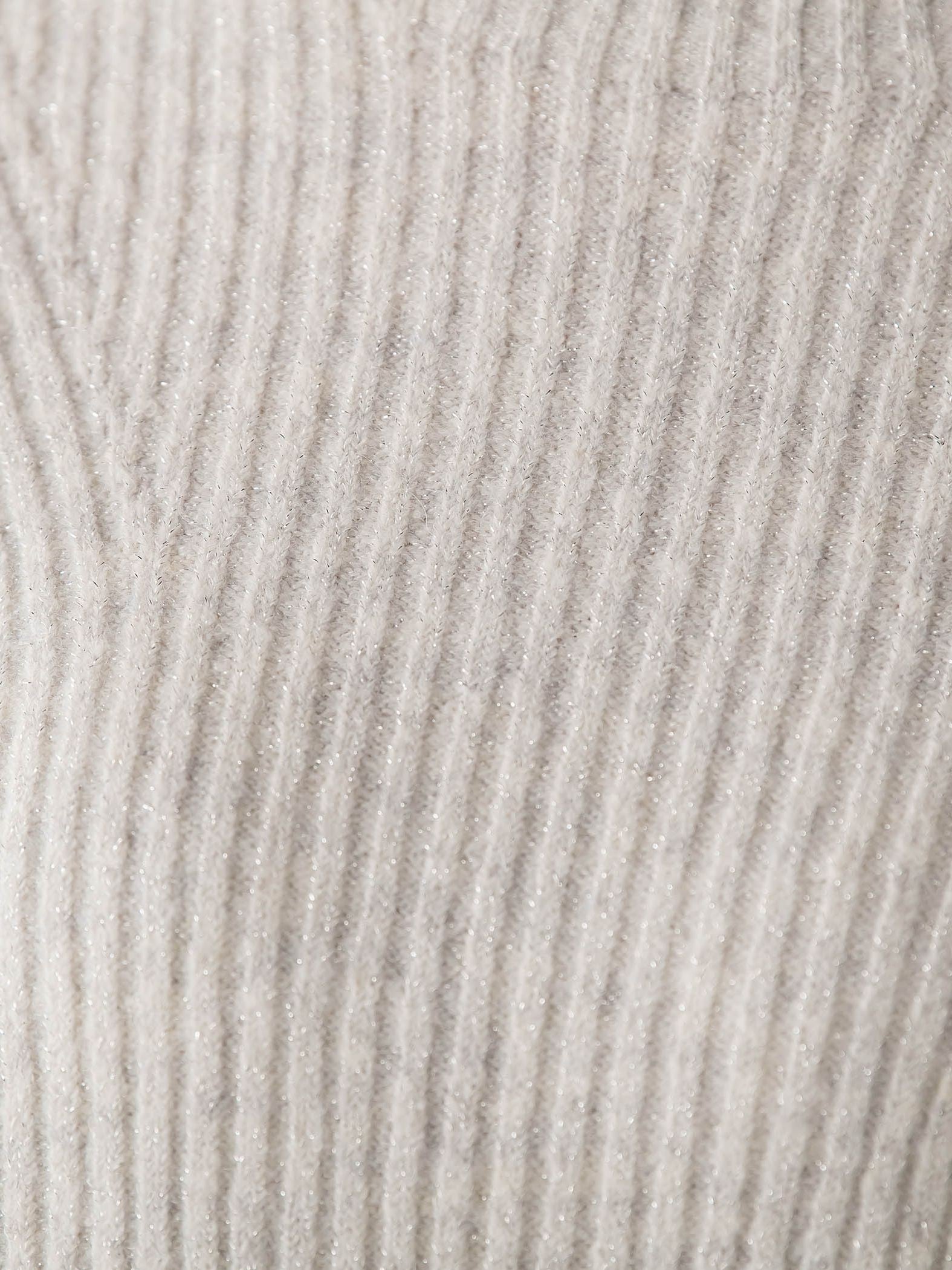 【WEB限定カラーあり】ラメボトルネックプルオーバー≪手洗い可能≫