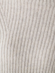 【WEB限定カラーあり】ラメボトルネックプルオーバー≪手洗い可能≫