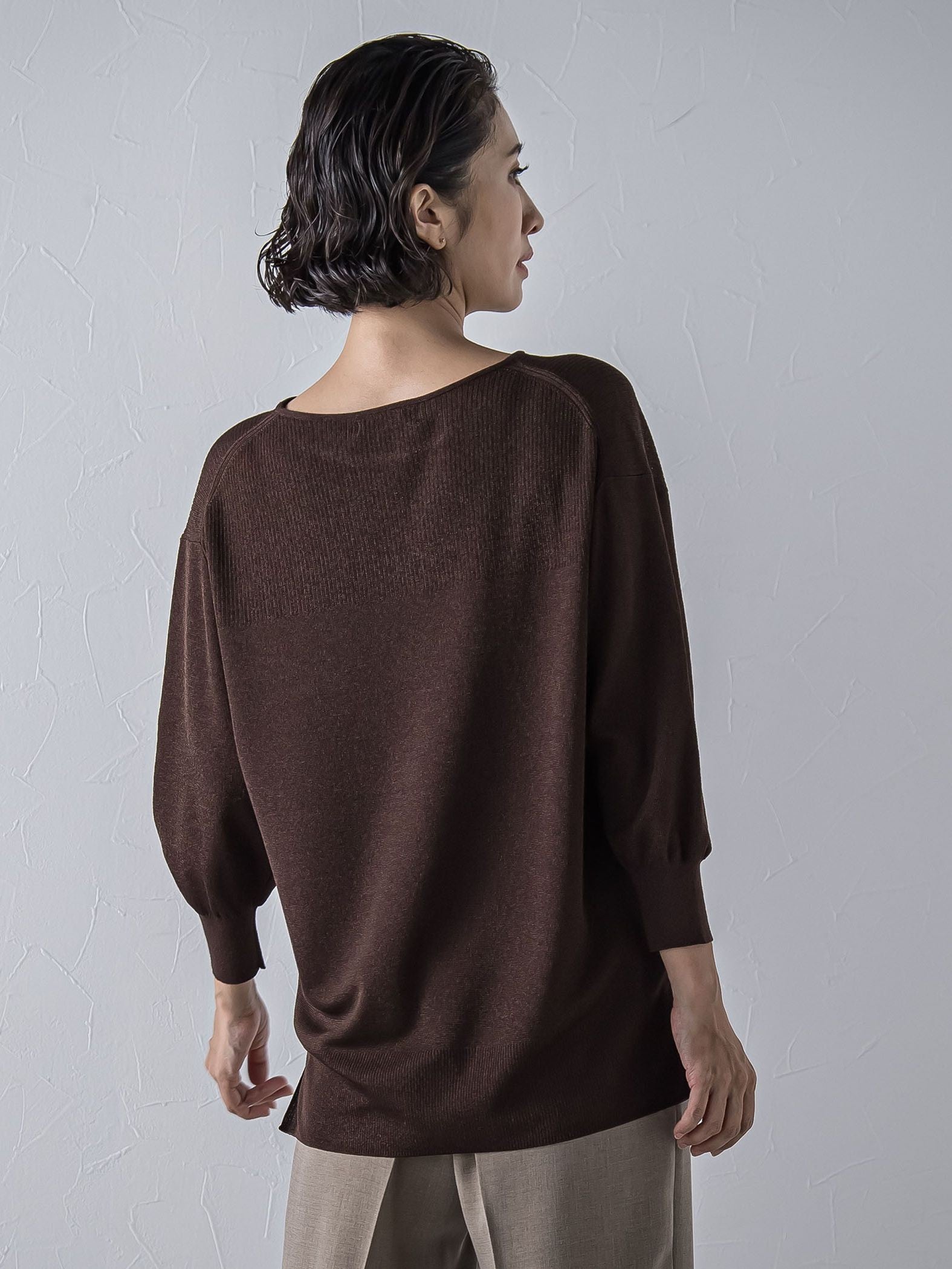 【極】SARIニットプルオーバー≪手洗い可能≫