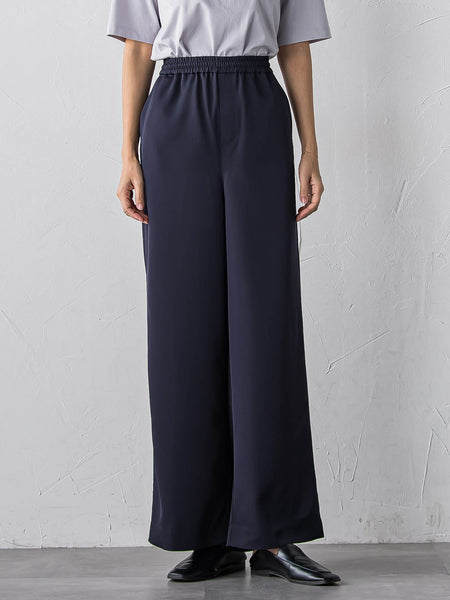 【大きいサイズ】【受注会限定】トリアセチノワイドパンツ