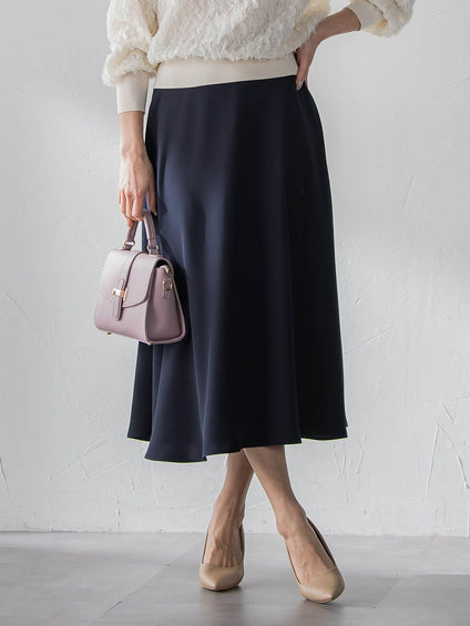 ダブルサテンスカート