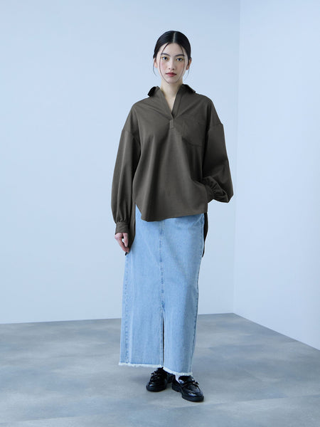 ポケットスキッパーシャツ