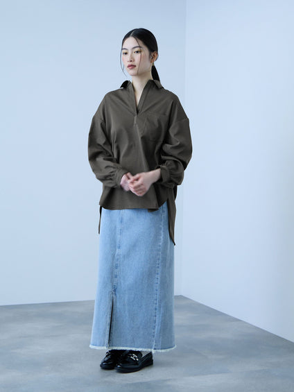 ポケットスキッパーシャツ