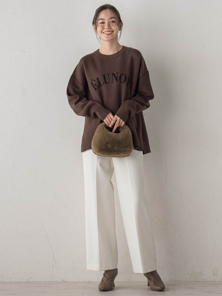 【新色追加】両面起毛ストレッチパンツ≪洗濯機で洗える≫