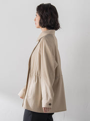 シャンブレーショートトレンチ