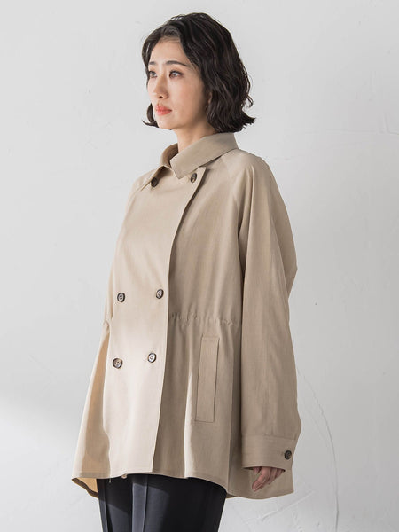 シャンブレーショートトレンチ