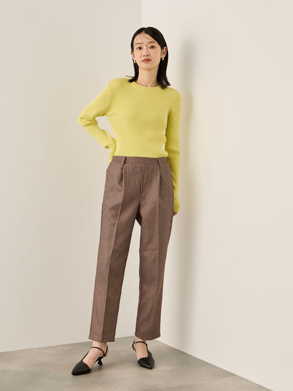 調温クルーネックニット≪手洗い可能≫