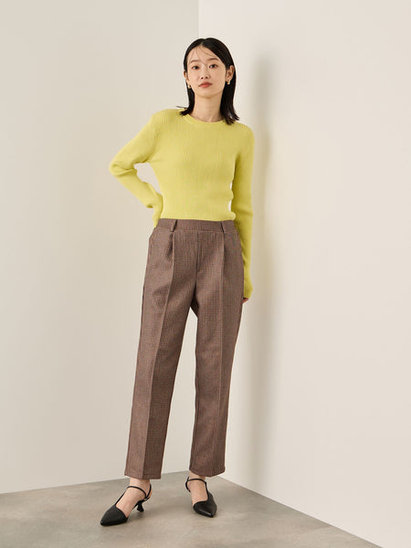 調温クルーネックニット≪手洗い可能≫