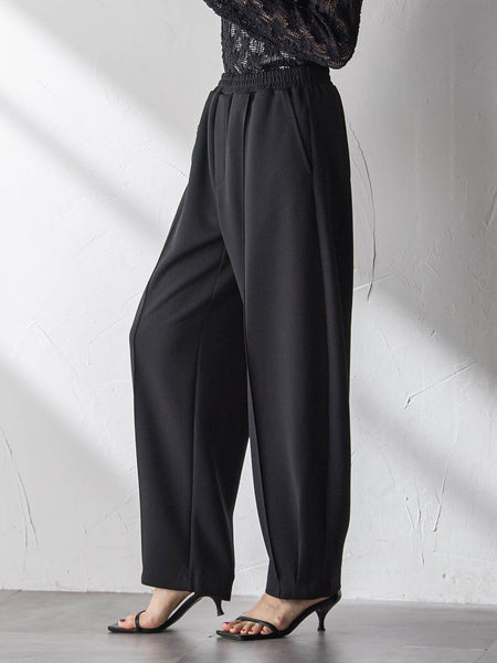 【えらべるSETUP】叶えるイージーカーブパンツ≪手洗い可能≫