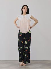 セパレートスカラップレースカラープルオーバー