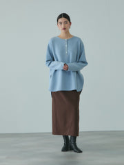 ソフトニットメルトンIラインスカート≪手洗い可能≫