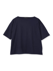 《予約》【連休。涼。軽やかに。】ボートネックT《汗じみ軽減 / 接触冷感》