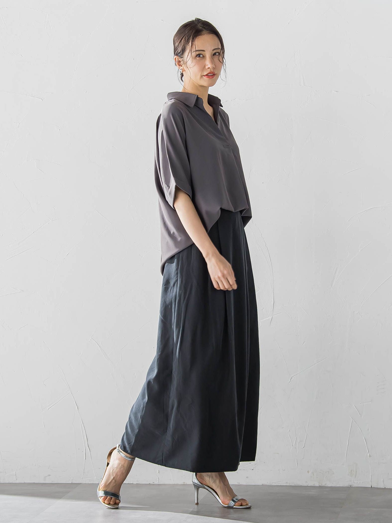 【WEB限定】クールアップブラウス≪セット着用可≫