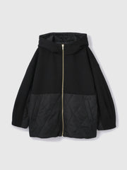 キルトダンボールコクーンスリーブブルゾン