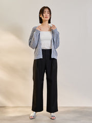 ミックスコイルクルーネックカーディガン