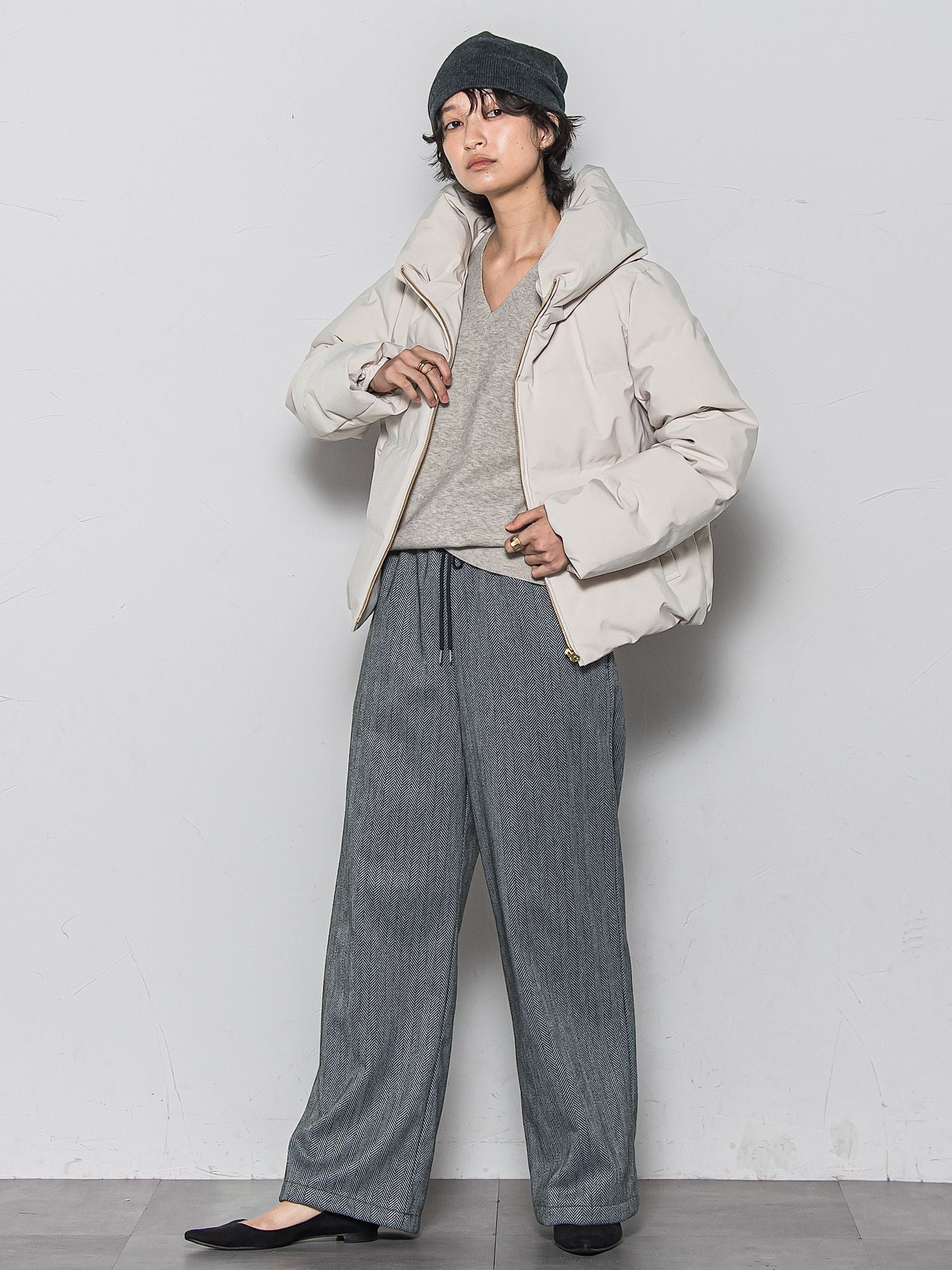 【楽・美・軽】イージーワイドパンツ≪手洗い可能≫