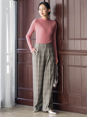 【新色追加】両面起毛ストレッチパンツ≪洗濯機で洗える≫