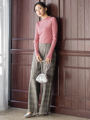 【新色追加】両面起毛ストレッチパンツ≪洗濯機で洗える≫