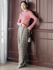 【新色追加】両面起毛ストレッチパンツ≪洗濯機で洗える≫