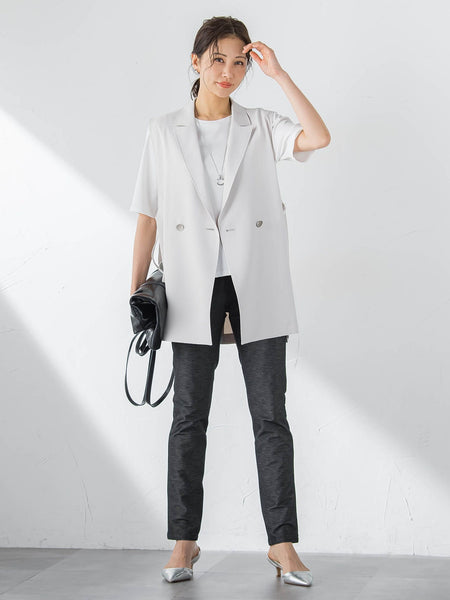 汗ジミ軽減カットソー