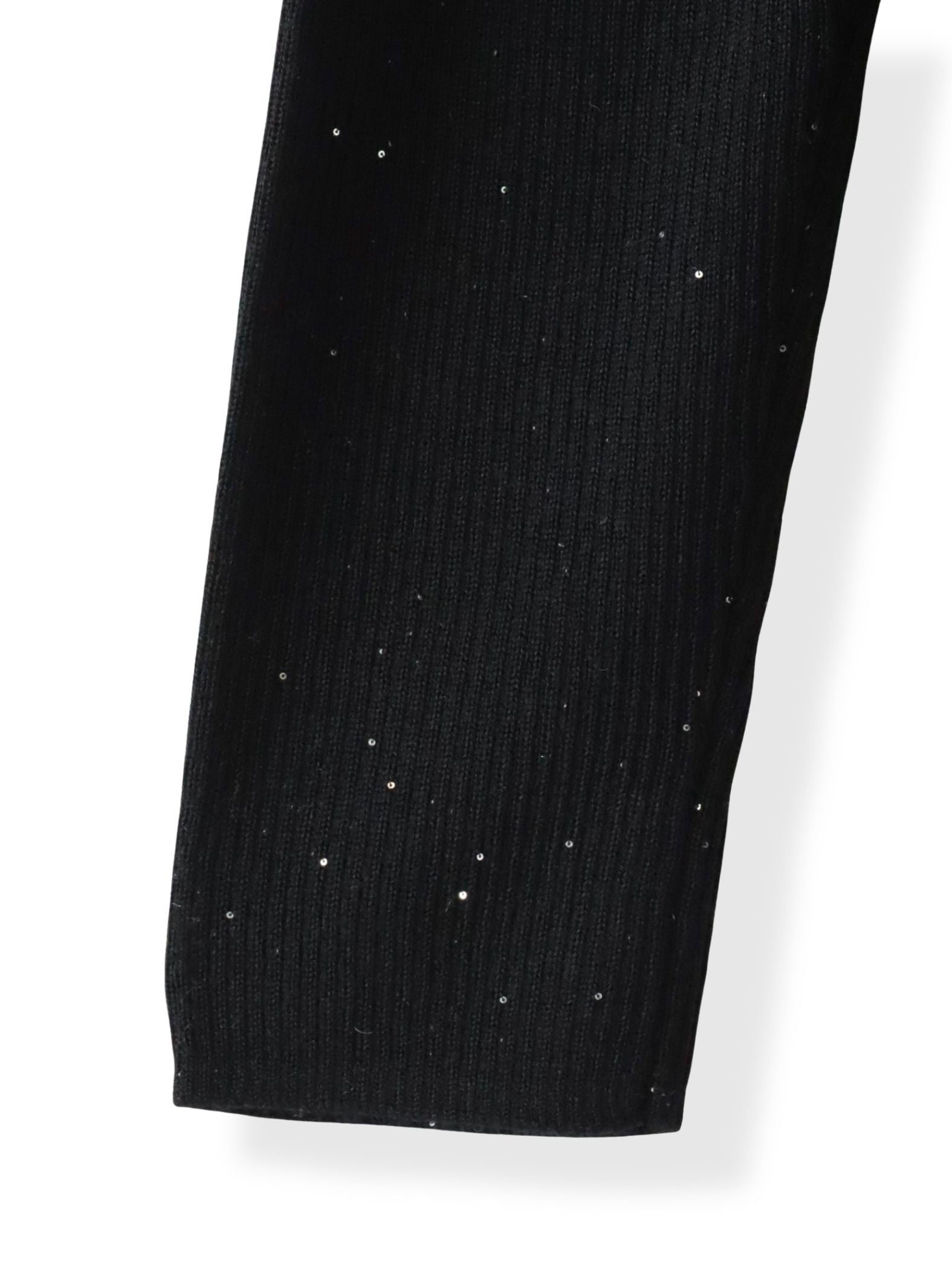 スパンコールリブタートルニット≪手洗い可能≫