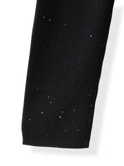 スパンコールリブタートルニット≪手洗い可能≫