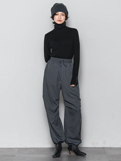 サイドラインパラシュートパンツ≪洗濯機で洗える≫