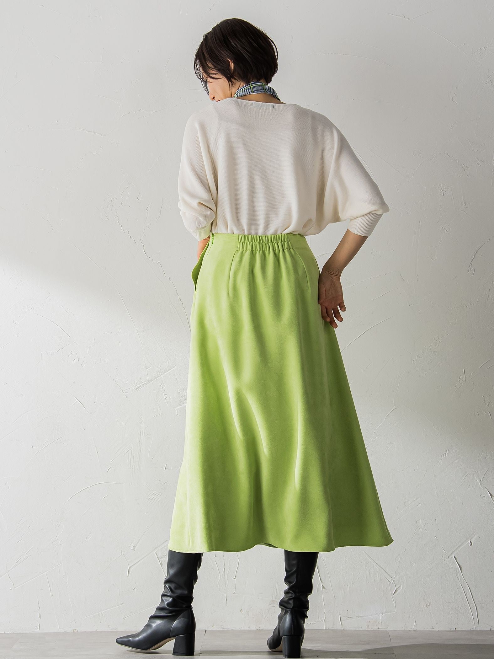 【WEB限定サイズあり】【洗えるニット】ECOCUWOOLドルマンニットプルオーバー≪シワになりにくい≫