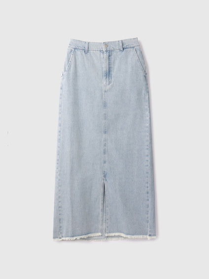 【落ち感◎】10OZデニムIラインスカート