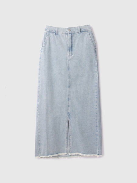 【落ち感◎】10OZデニムIラインスカート