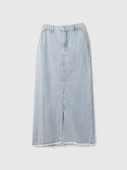 【落ち感◎】10OZデニムIラインスカート